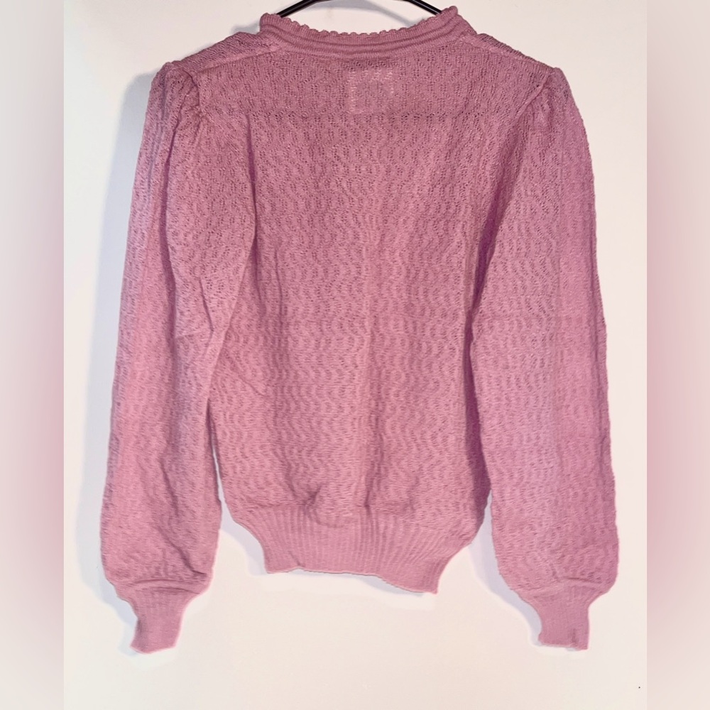 Vintage Pink Cardigan - Picture 2 of 4